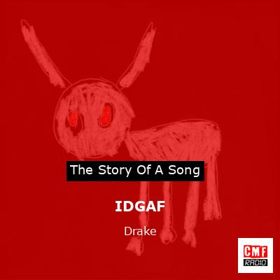 final cover IDGAF Drake