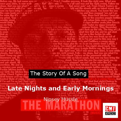 final cover Late Nights and Early Mornings Nipsey Hussle
