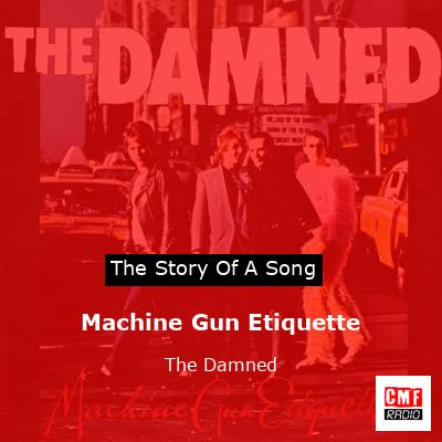 final cover Machine Gun Etiquette The Damned