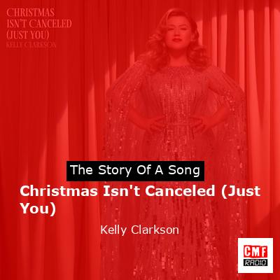 final cover Christmas Isnt Canceled Just You Kelly Clarkson