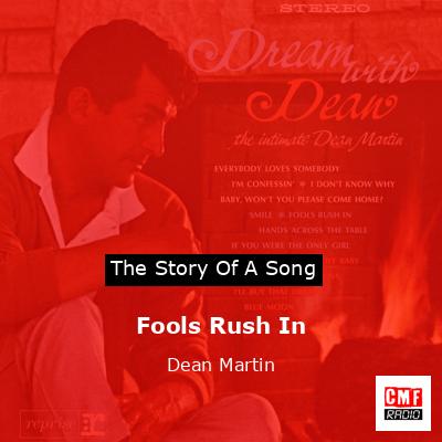 final cover Fools Rush In Dean Martin