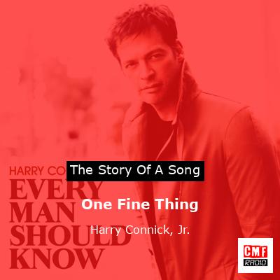 final cover One Fine Thing Harry Connick Jr