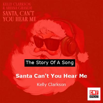 final cover Santa Cant You Hear Me Kelly Clarkson