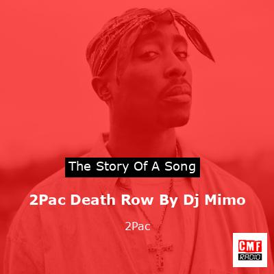final cover 2Pac Death Row By Dj Mimo 2Pac