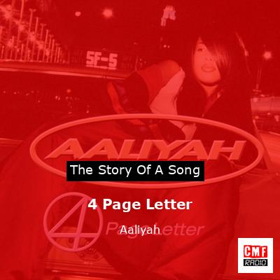 4 Page Letter – Aaliyah