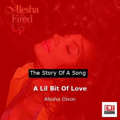 final cover A Lil Bit Of Love Alesha Dixon
