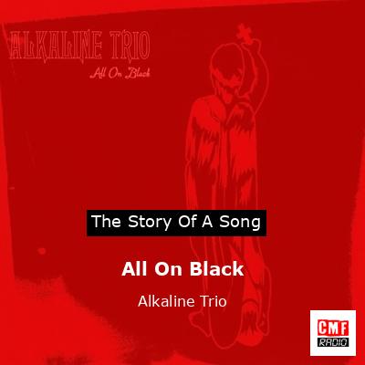 final cover All On Black Alkaline Trio
