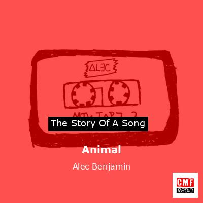final cover Animal Alec Benjamin