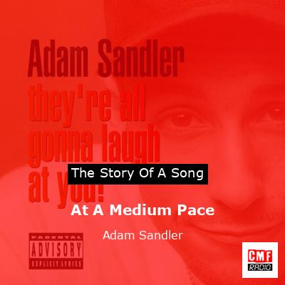 final cover At A Medium Pace Adam Sandler