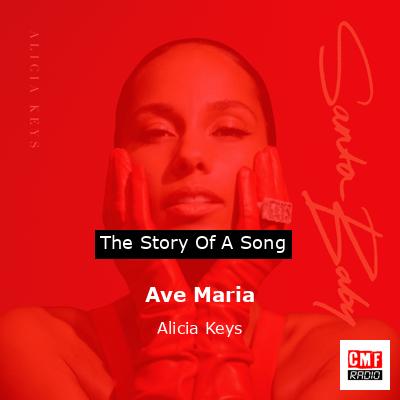 final cover Ave Maria Alicia Keys
