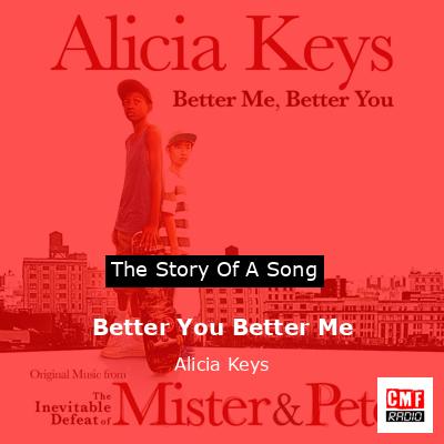 final cover Better You Better Me Alicia Keys