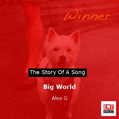 final cover Big World Alex G