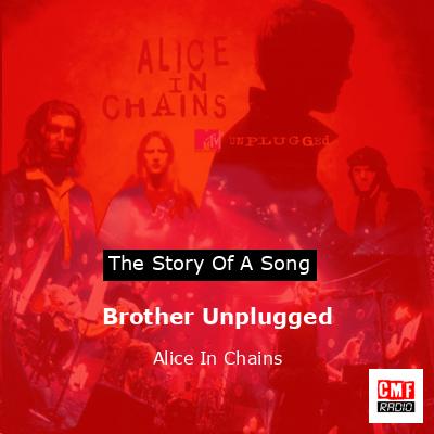 final cover Brother Unplugged Alice In Chains 1