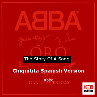 final cover Chiquitita Spanish Version Abba