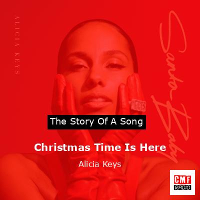 final cover Christmas Time Is Here Alicia Keys