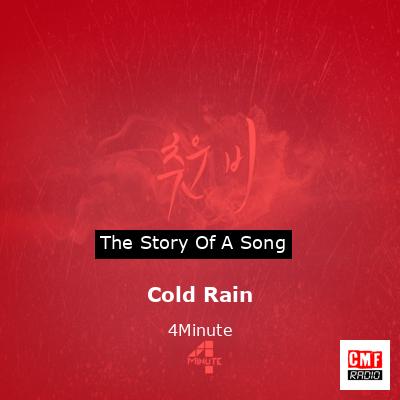 Cold Rain – 4Minute