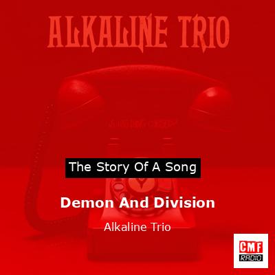 final cover Demon And Division Alkaline Trio