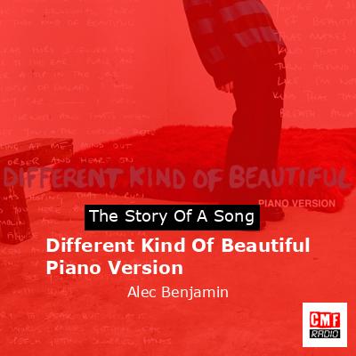 final cover Different Kind Of Beautiful Piano Version Alec Benjamin