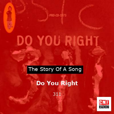 final cover Do You Right 311