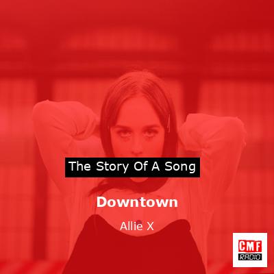 final cover Downtown Allie X
