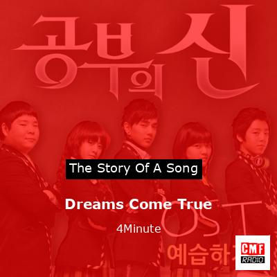final cover Dreams Come True 4Minute