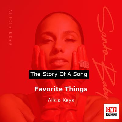 final cover Favorite Things Alicia Keys