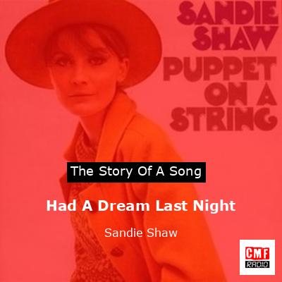 Had A Dream Last Night – Sandie Shaw