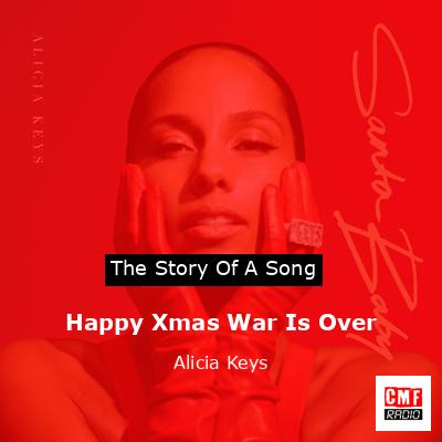 final cover Happy Xmas War Is Over Alicia Keys