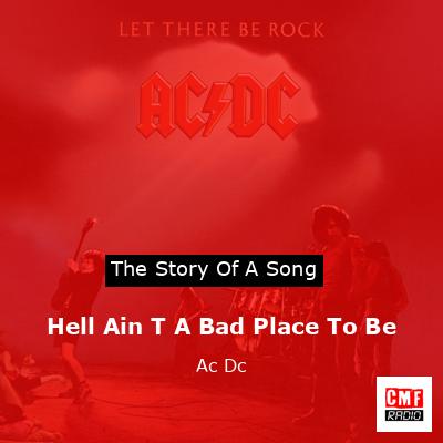 Hell Ain T A Bad Place To Be – Ac Dc