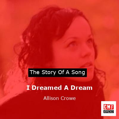 I Dreamed A Dream – Allison Crowe