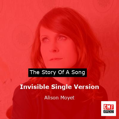 Invisible Single Version – Alison Moyet