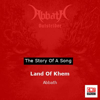 Land Of Khem – Abbath