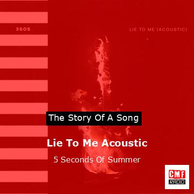 final cover Lie To Me Acoustic 5 Seconds Of Summer