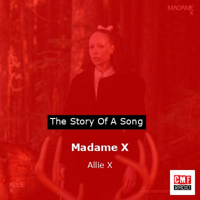 final cover Madame X Allie X