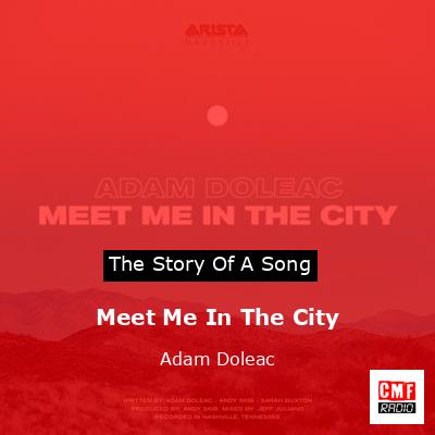 final cover Meet Me In The City Adam Doleac