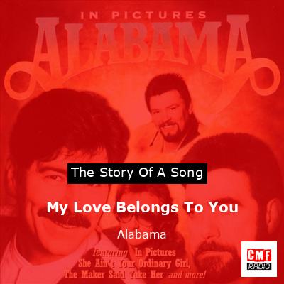 final cover My Love Belongs To You Alabama