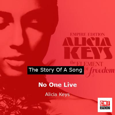 final cover No One Live Alicia Keys