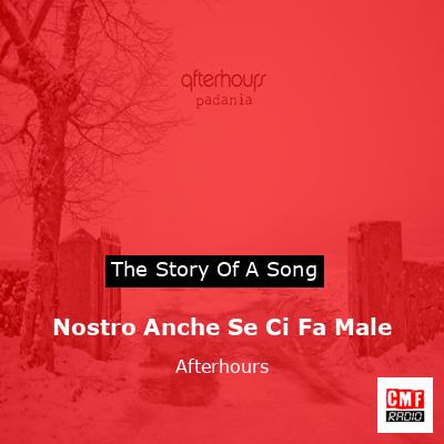 Nostro Anche Se Ci Fa Male – Afterhours