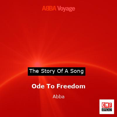 Ode To Freedom – Abba