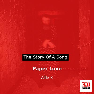 final cover Paper Love Allie X