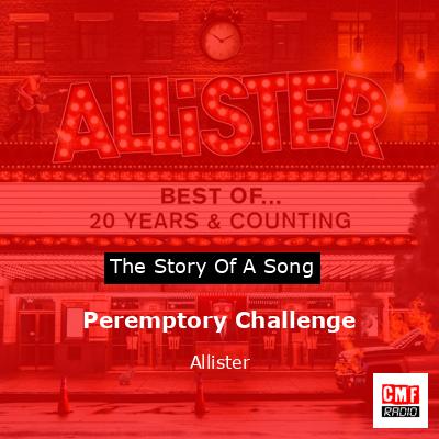 Peremptory Challenge – Allister