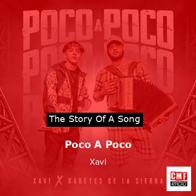 final cover Poco A Poco Xavi