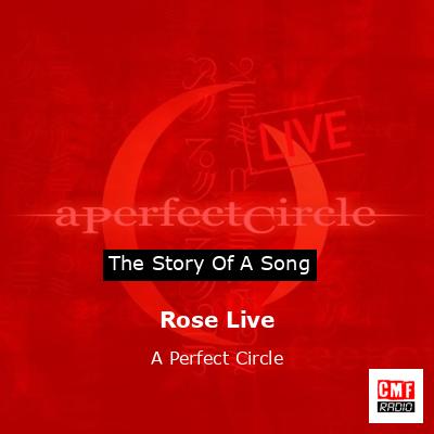 final cover Rose Live A Perfect Circle