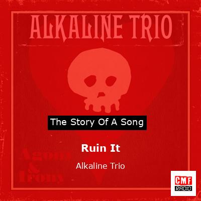 final cover Ruin It Alkaline Trio