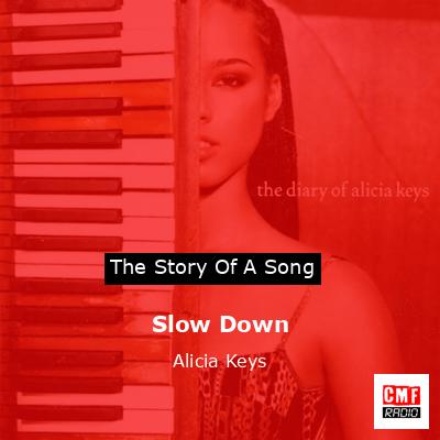 final cover Slow Down Alicia Keys