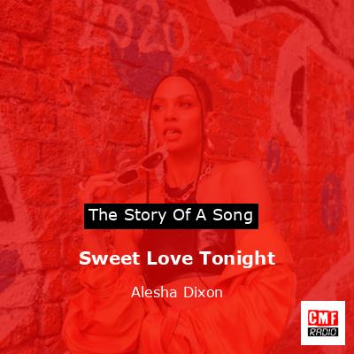 final cover Sweet Love Tonight Alesha Dixon