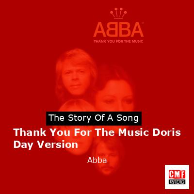 Thank You For The Music Doris Day Version – Abba