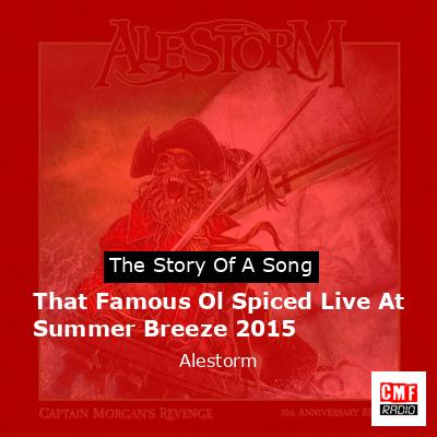 That Famous Ol Spiced Live At Summer Breeze 2015 – Alestorm