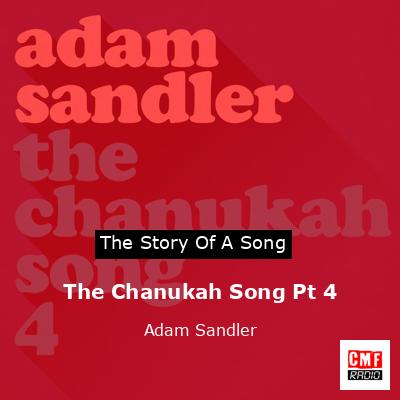 final cover The Chanukah Song Pt 4 Adam Sandler