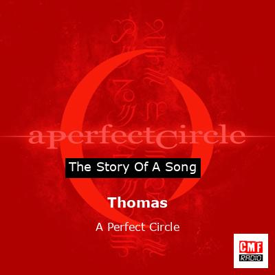 final cover Thomas A Perfect Circle